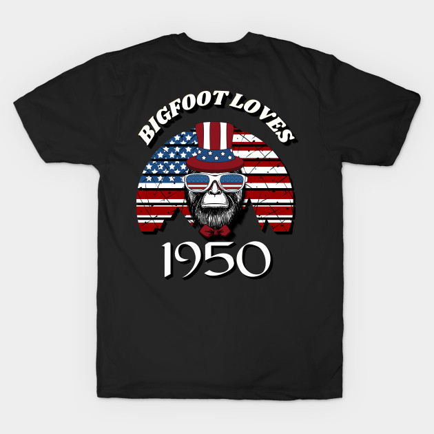 Bigfoot loves America, and 1950 by Scovel Design Shop